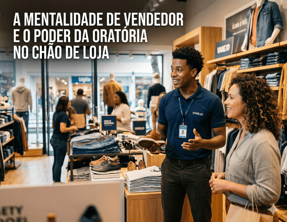 A Mentalidade de Vendedor e o Poder da Oratória no Chão de Loja